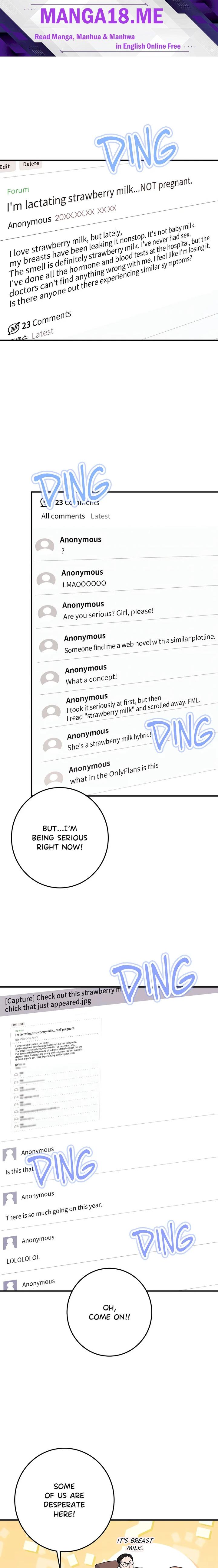 Milk My Strawberries (Uncensored) - Chapter 2 Page 1
